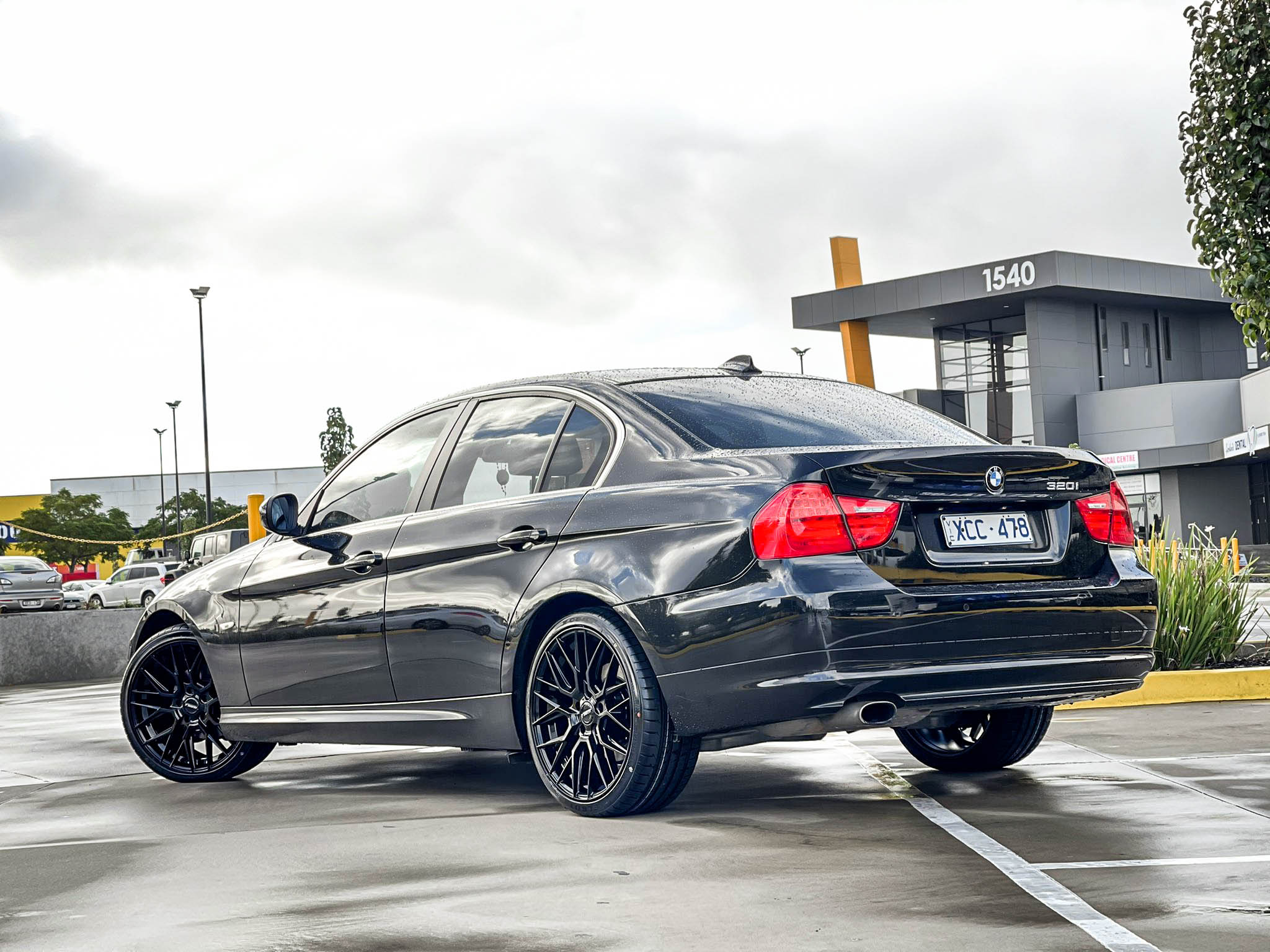 BMW 3 SERIES HUSSLA LIT GLOSS BLACK Wheel #7077 BMW 3 SERIES HUSSLA LIT GLOSS BLACK Wheel #7077