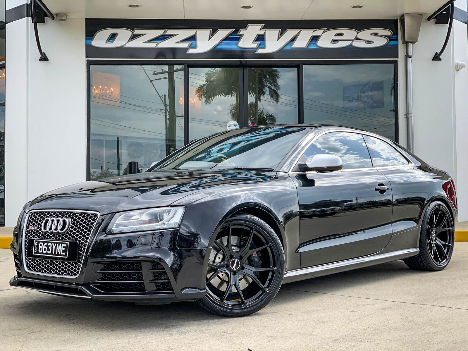 AUDI RS5 HUSSLA BREEZY MATTE BLACK #885