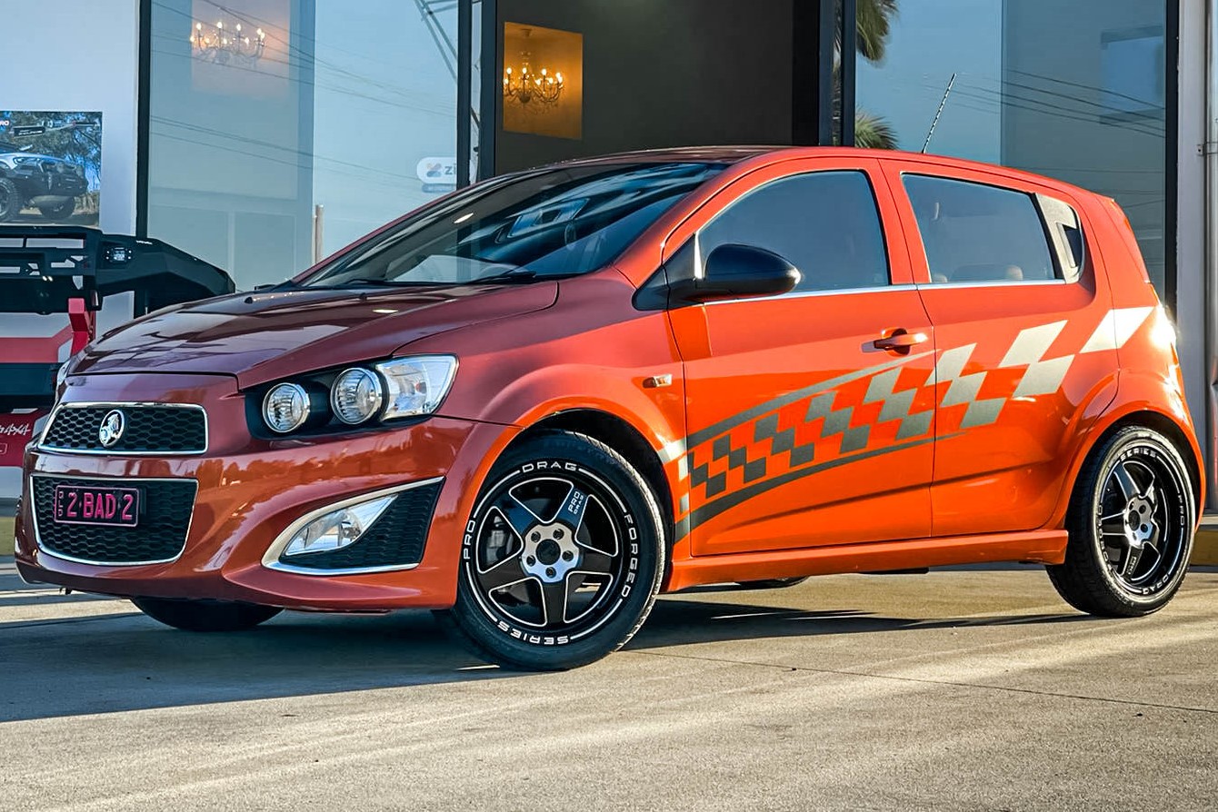 HOLDEN BARINA PRO DRAG PD1 BLACK LIP Wheel 9220