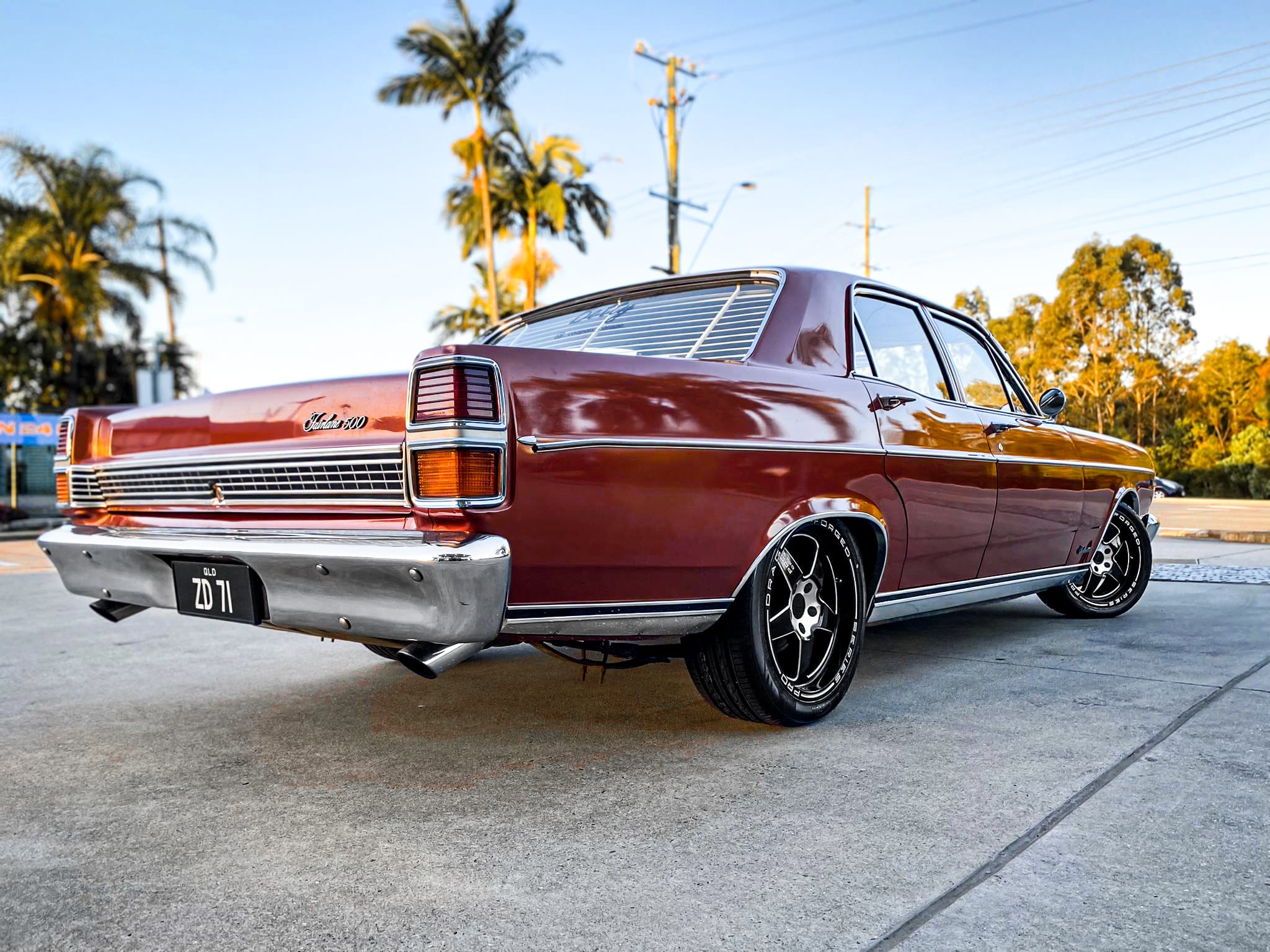 ford fairlane pro drag pd1 black lip wheel #9396