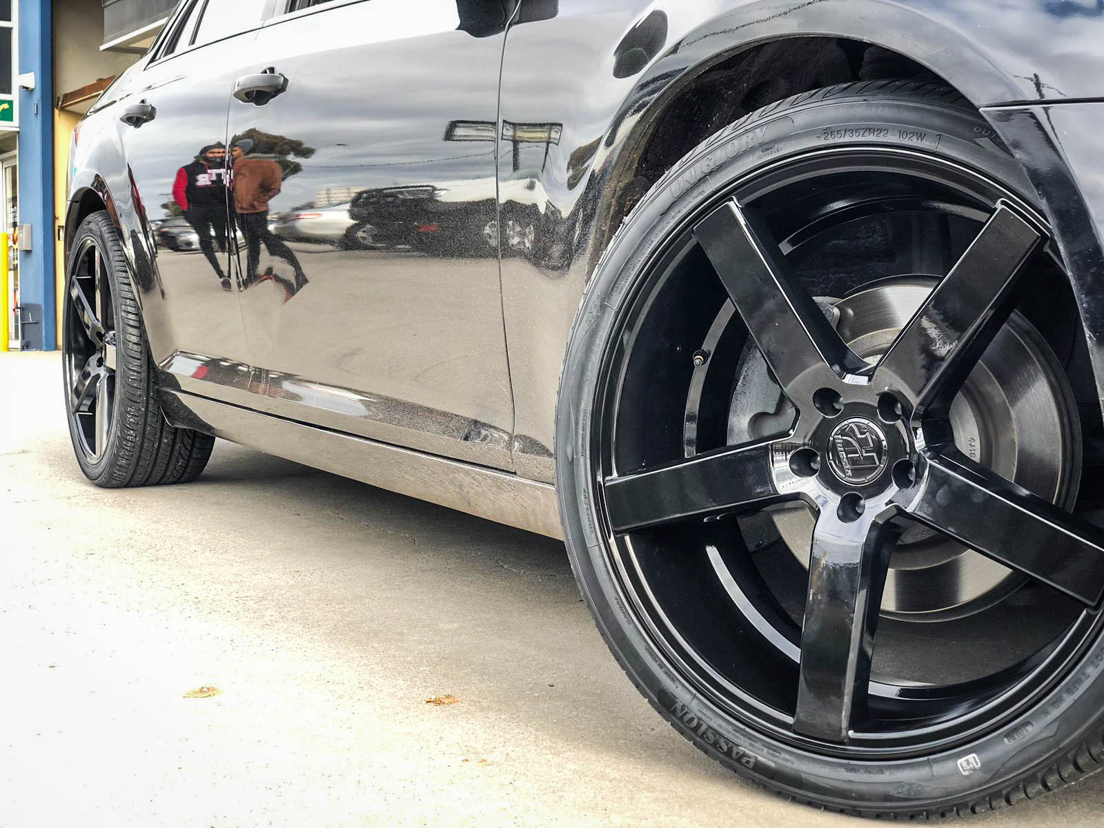 CHRYSLER 300C HUSSLA BILLZ GLOSS BLACK Wheel #96 CHRYSLER 300C HUSSLA BILLZ GLOSS BLACK Wheel #96